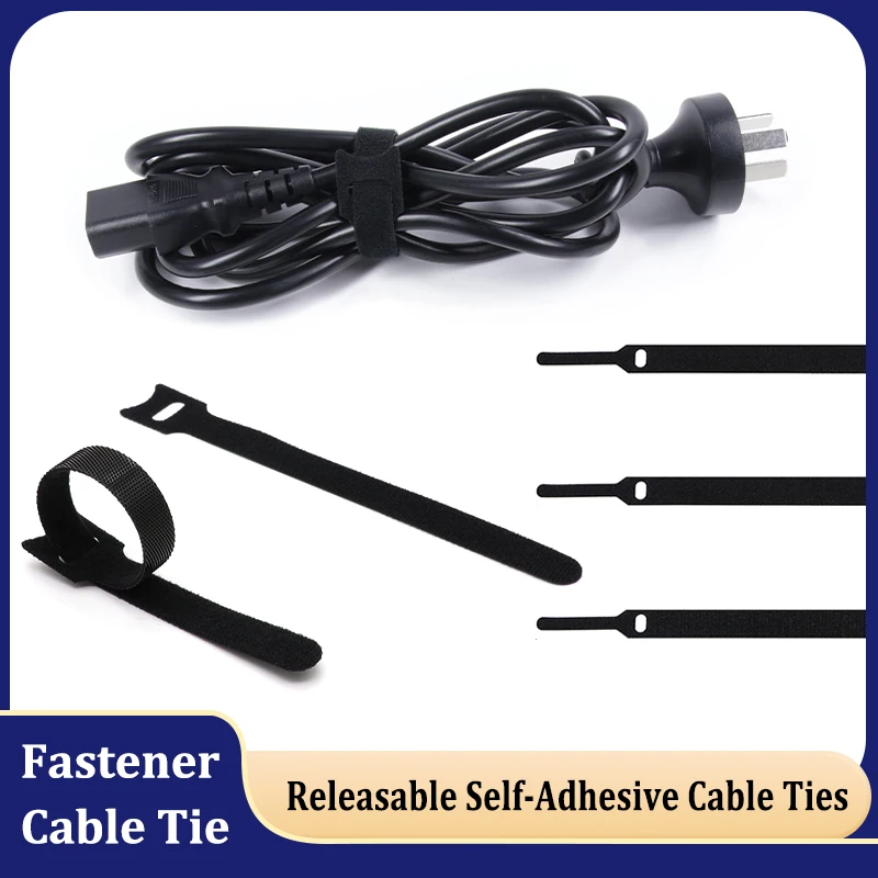 Releasable Cable Ties 150 200 250 300mm Self-Adhesive Hook Loop Straps Nylon Wrap Zip Bundle Bandage Fastening Wires Organiser
Releasable Cable Ties 150 200 250 300mm Self-Adhesive Hook Loop Straps Nylon Wrap Zip Bundle Bandage Fastening Wires Organiser