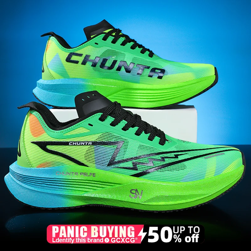 Мужские и женские кроссовки для бега с карбоновой подошвой, специализированные для марафона, дышащие, легкие, удобные, нескользящие, кроссовки Chunta
Мужские и женские кроссовки для бега с карбоновой подошвой, специализированные для марафона, дышащие, легкие, удобные, нескользящие, кроссовки Chunta