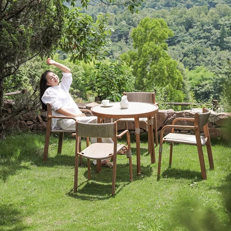 Waterproof UV Rattan Garden Set New Chinese Style Patio Tea Table Chairs Outdoor Patio Furniture Rattan Patio Furniture Muebles 
Waterproof UV Rattan Garden Set New Chinese Style Patio Tea Table Chairs Outdoor Patio Furniture Rattan Patio Furniture Muebles