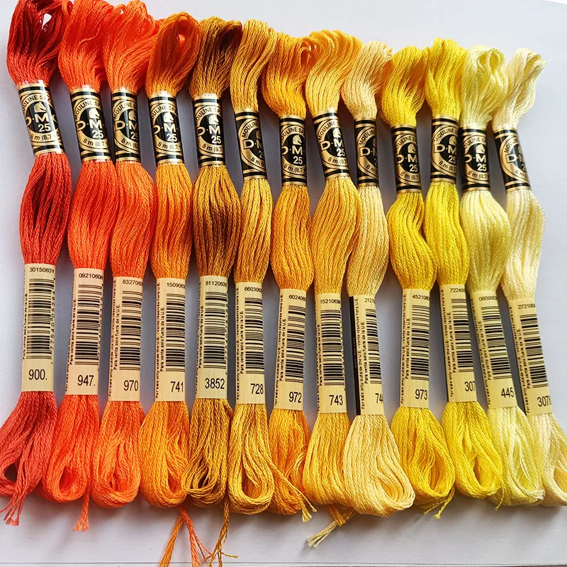 Французская вышивка крестиком DMC № Набор ниток DMC для вышивания, 25 хлопковых ниток, 13 цветов, желтый оттенок
Французская вышивка крестиком DMC № Набор ниток DMC для вышивания, 25 хлопковых ниток, 13 цветов, желтый оттенок