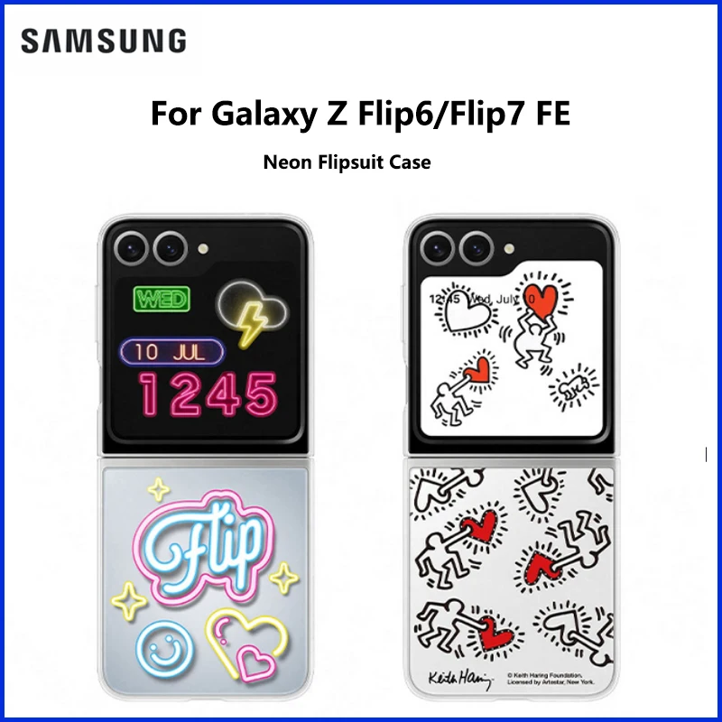 Offlcial Genuine Original For Galaxy Z Flip6 and Galaxy Z Flip7 FE Flipsuit Case with LED Transparent EF-ZF741
Offlcial Genuine Original For Galaxy Z Flip6 and Galaxy Z Flip7 FE Flipsuit Case with LED Transparent EF-ZF741
