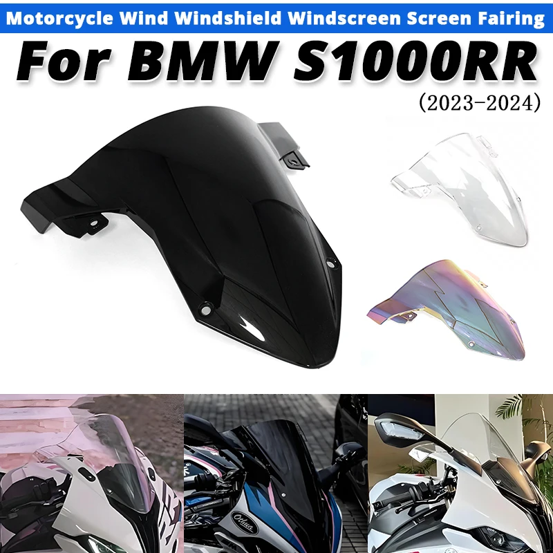 For BMW S1000RR S1000 S1000-RR 2023-2024 Motorcycle Wind Windshield Windscreen Screen Fairing slip on BMW-S1000RR S-1000RR
For BMW S1000RR S1000 S1000-RR 2023-2024 Motorcycle Wind Windshield Windscreen Screen Fairing slip on BMW-S1000RR S-1000RR