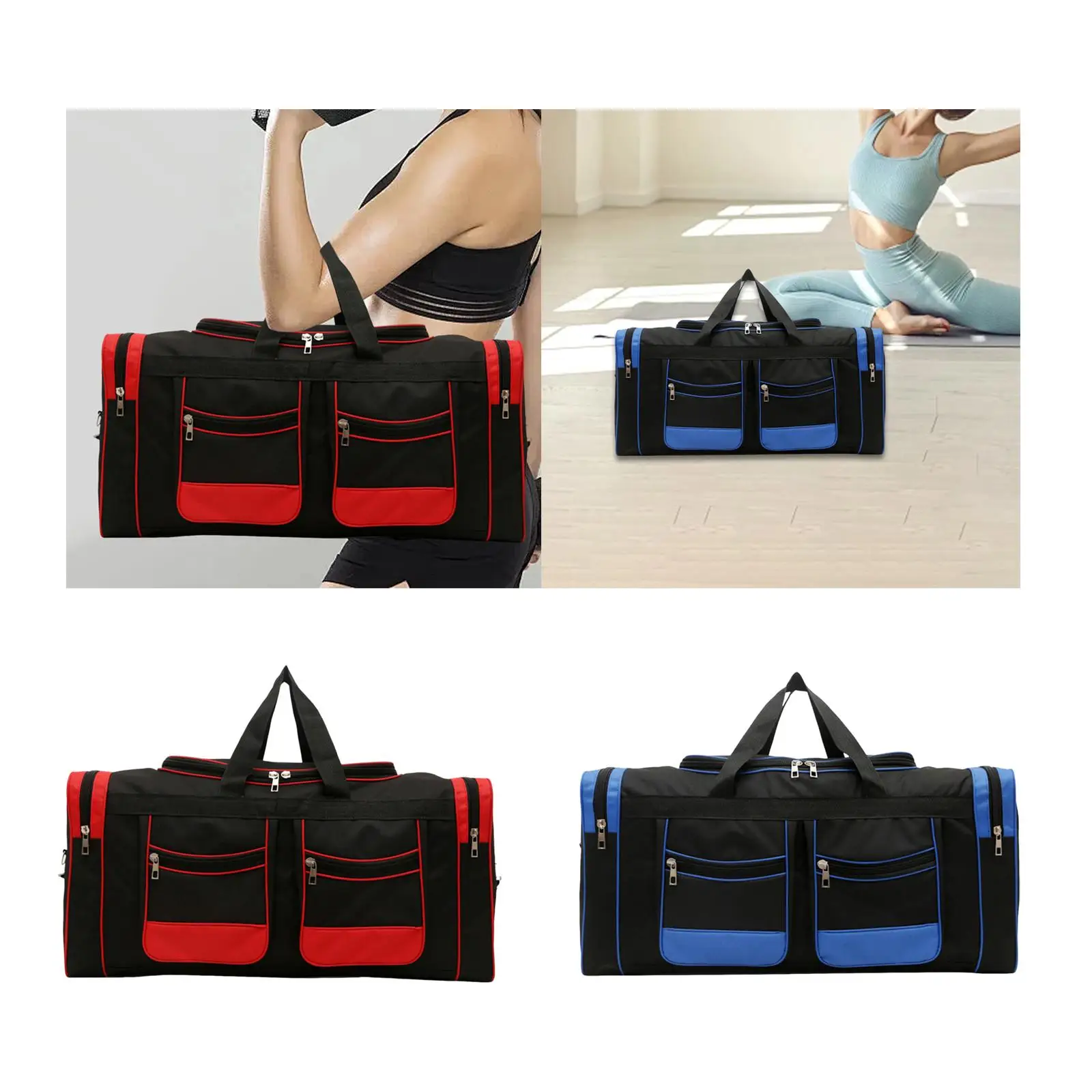 Gym Bag Luggage Storage Portable Lightweight Adjustable Shoulder Strap Handbag Duffel Bag Weekender Overnight Bag Carry on Bag
Gym Bag Luggage Storage Portable Lightweight Adjustable Shoulder Strap Handbag Duffel Bag Weekender Overnight Bag Carry on Bag
