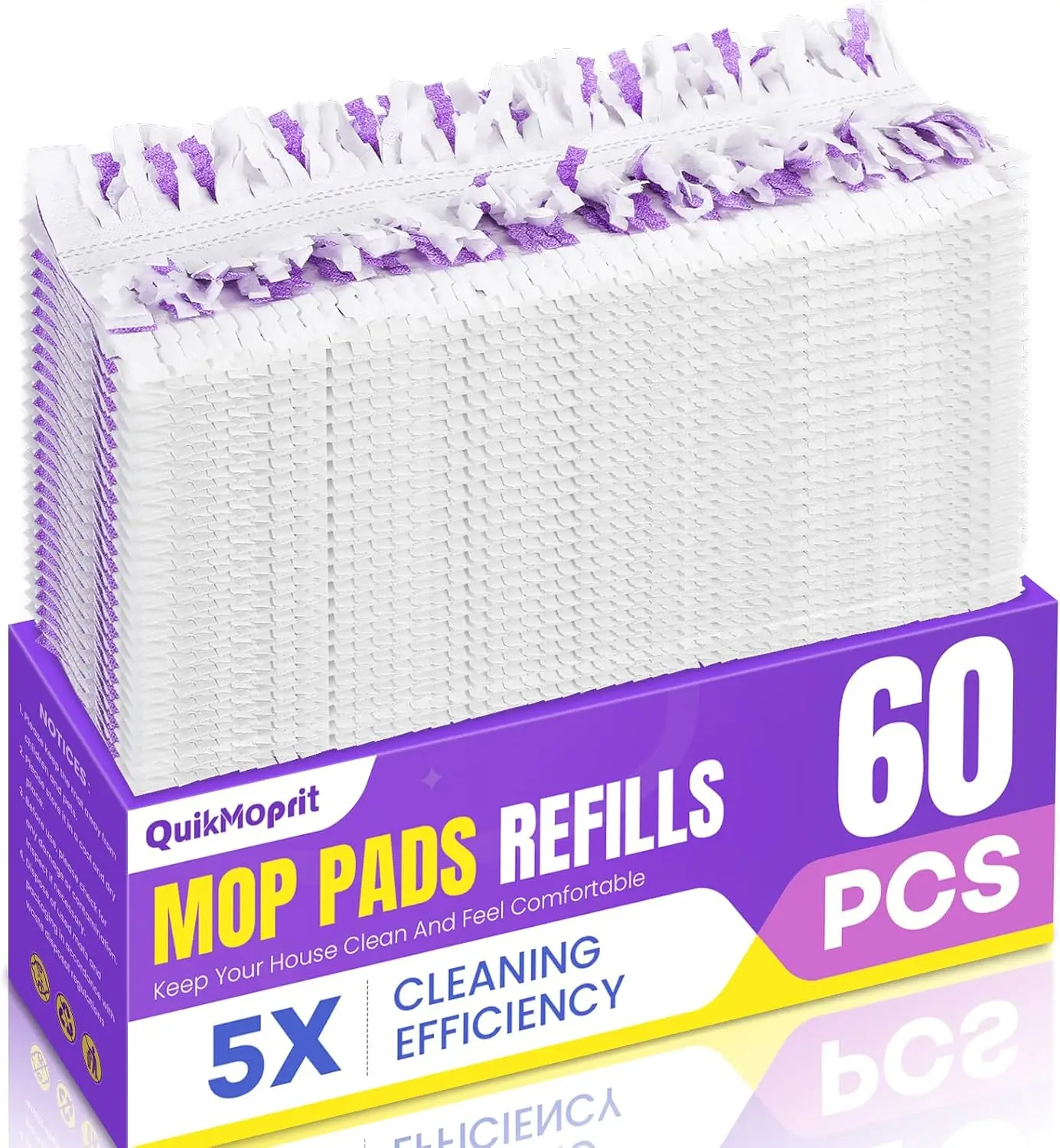 60 Pcs Power Mop Pads, Quick-Absorb, No Residue, Disposable Refills for Floor Cleaning
60 Pcs Power Mop Pads, Quick-Absorb, No Residue, Disposable Refills for Floor Cleaning