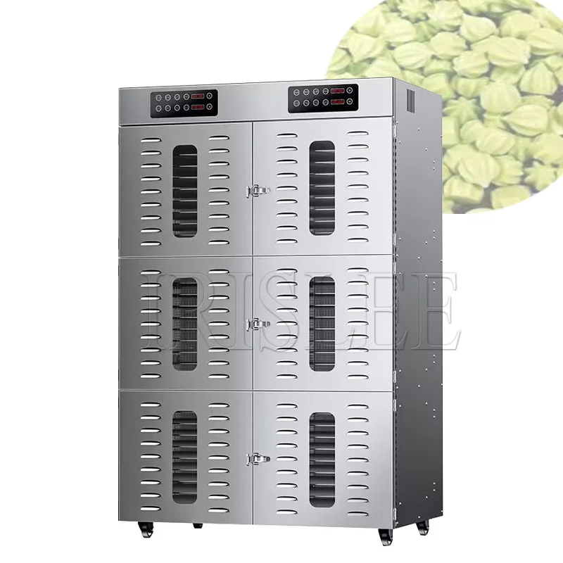 Electric Hot Air Food Dryer Stainless Steel 90 Layers Commercial Use Fruit Dryer
Electric Hot Air Food Dryer Stainless Steel 90 Layers Commercial Use Fruit Dryer