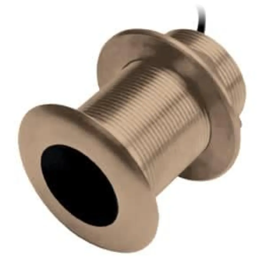 Replacement for Airmar B619 Tilted Element Transducer - Bronze Direct Fit for marine sonar applications, bronze housing, black
Replacement for Airmar B619 Tilted Element Transducer - Bronze Direct Fit for marine sonar applications, bronze housing, black
