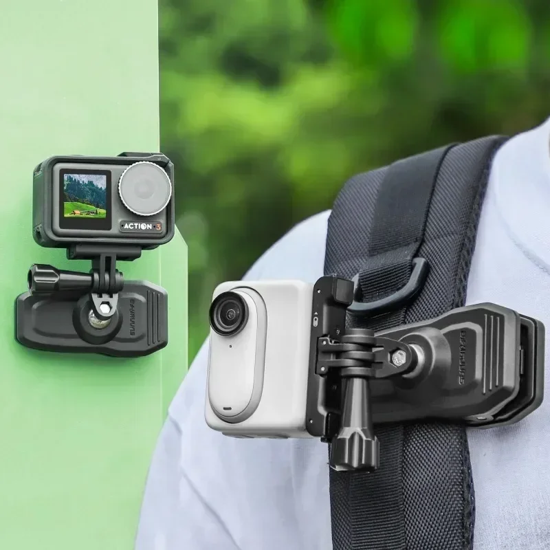 360 Rotation Magnetic Backpack Clip Clamp Mount For Insta360 Go 3/Insta360 X3 Clamp Magnetic Swivel Clip For GoPro
360 Rotation Magnetic Backpack Clip Clamp Mount For Insta360 Go 3/Insta360 X3 Clamp Magnetic Swivel Clip For GoPro