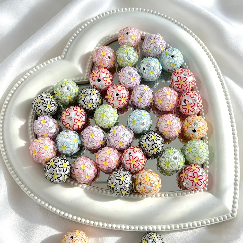 Cordial Design 50Pcs 18X18mm DIY Jewelry Findings/Rhinestone Effect Flower Beads/Handmade Polymer Clay Beads #20217
Cordial Design 50Pcs 18X18mm DIY Jewelry Findings/Rhinestone Effect Flower Beads/Handmade Polymer Clay Beads #20217