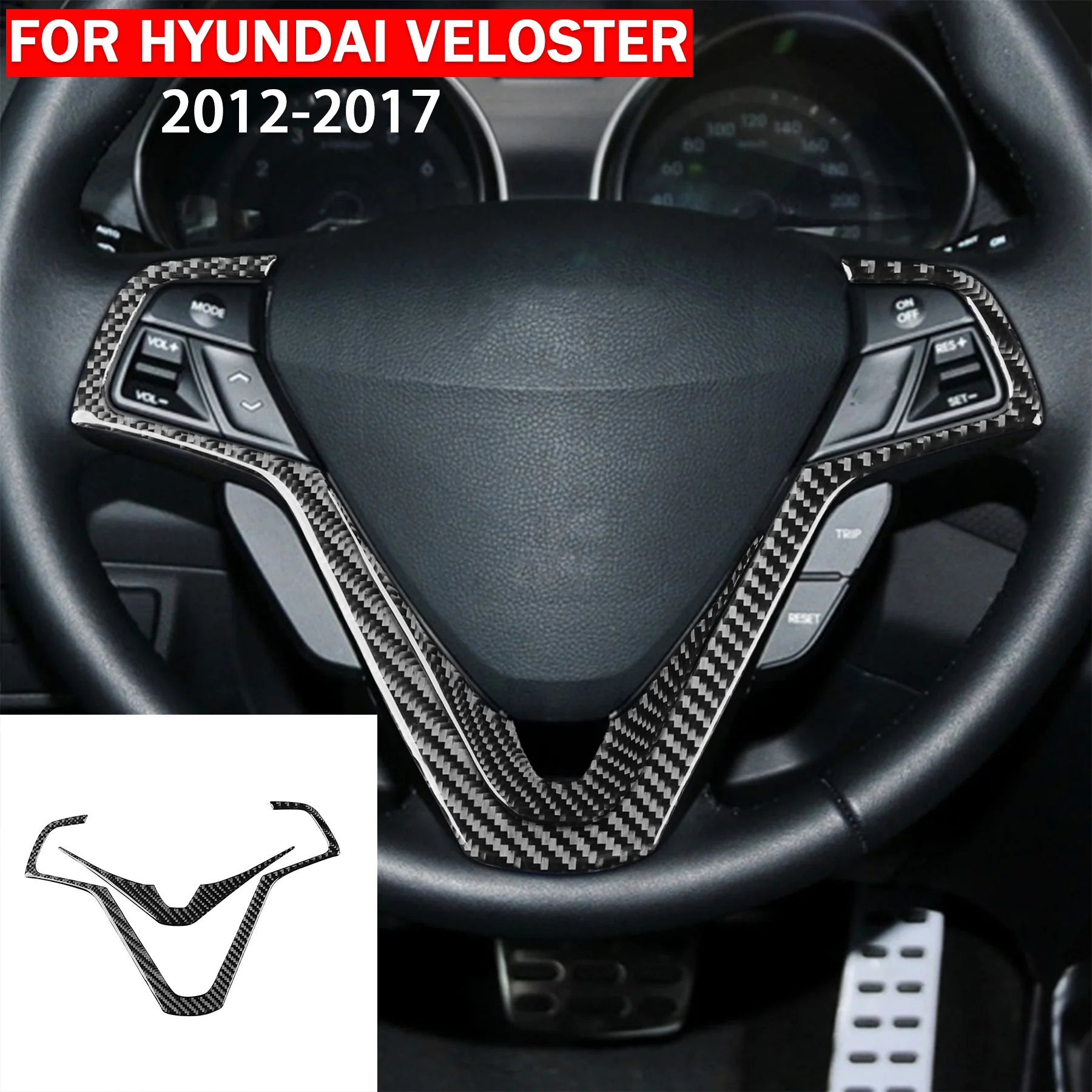 FOR HYUNDAI Veloster 2012-2017 Real Soft Carbon Fiber Car Steering Wheel Decorative Panel Cover Interior Accessories Sticker
FOR HYUNDAI Veloster 2012-2017 Real Soft Carbon Fiber Car Steering Wheel Decorative Panel Cover Interior Accessories Sticker