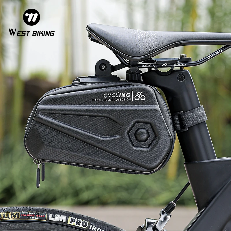 WEST BIKING 2.6L Велосипедная седельная сумка с твердым корпусом, водонепроницаемая велосипедная сумка из ТПУ, быстросъемный подседельный штырь, велосипедная хвостовая сумка, аксессуары для велосипеда
WEST BIKING 2.6L Велосипедная седельная сумка с твердым корпусом, водонепроницаемая велосипедная сумка из ТПУ, быстросъемный подседельный штырь, велосипедная хвостовая сумка, аксессуары для велосипеда
