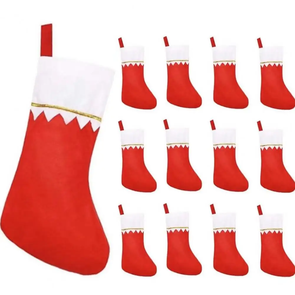 Christmas Stocking Pendant Christmas Stocking Set Festive Golden Line Design Capacity Xmas Tree Gift Bags Party Decoration
Christmas Stocking Pendant Christmas Stocking Set Festive Golden Line Design Capacity Xmas Tree Gift Bags Party Decoration