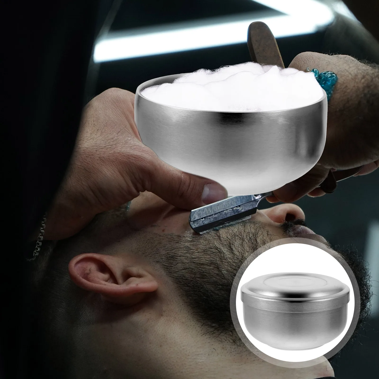 Shaving Bowl Men Premium Material Durable Practical Long Term Use Lightweight Convenient Storage Shaving Bowls Lids
Shaving Bowl Men Premium Material Durable Practical Long Term Use Lightweight Convenient Storage Shaving Bowls Lids