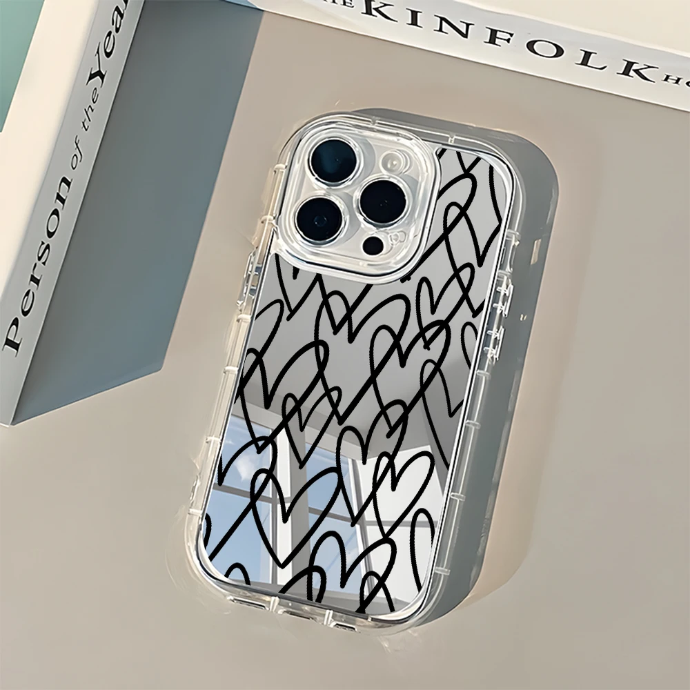 Minimalist Black Graffiti Hearts Phone Case For iPhone 17 16 15 14 13 12 11 Pro Max X XR XS 7 8 Plus 17 Air Back Mirror Cover
Minimalist Black Graffiti Hearts Phone Case For iPhone 17 16 15 14 13 12 11 Pro Max X XR XS 7 8 Plus 17 Air Back Mirror Cover