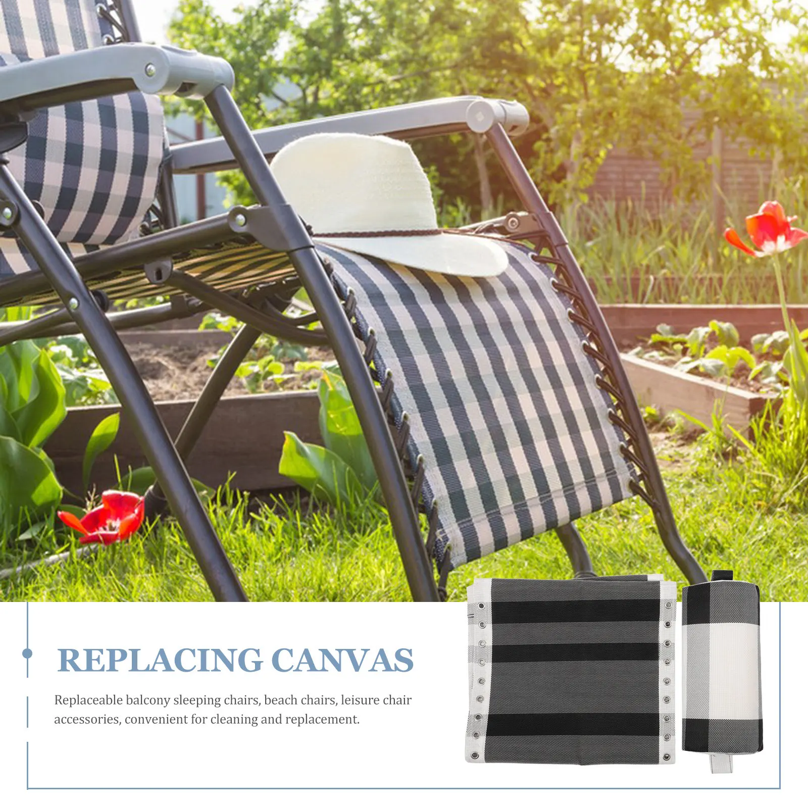 1Set Lounge Chair Replacement Fabric for Patio Yard Balcony Folding Recliner Beach Chair Highly Breathable Elastic Reinforced
1Set Lounge Chair Replacement Fabric for Patio Yard Balcony Folding Recliner Beach Chair Highly Breathable Elastic Reinforced