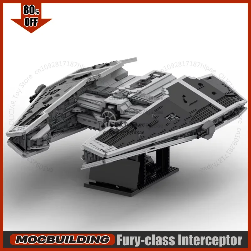 UCS Collection MOC Building Blocks Fury-class Interceptor Technology Bricks Starfighter DIY Assembly Model Toys Xmas Gifts
UCS Collection MOC Building Blocks Fury-class Interceptor Technology Bricks Starfighter DIY Assembly Model Toys Xmas Gifts
