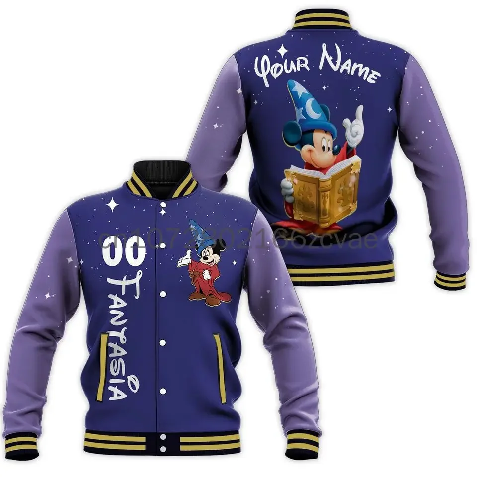 Disney Mickey Mouse Baseball Jacket 2024 New Disney Casual Baseball Jacket Oversize Street Men's and Women's Jacket
Disney Mickey Mouse Baseball Jacket 2024 New Disney Casual Baseball Jacket Oversize Street Men's and Women's Jacket