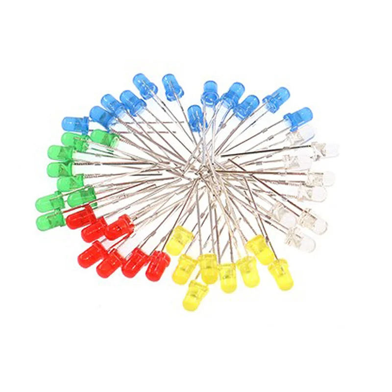 Light-emitting diode 3mm x 5mm LED bulb F3 F5 red, green, yellow, blue, white straight-through test lamp bead component package
Light-emitting diode 3mm x 5mm LED bulb F3 F5 red, green, yellow, blue, white straight-through test lamp bead component package
