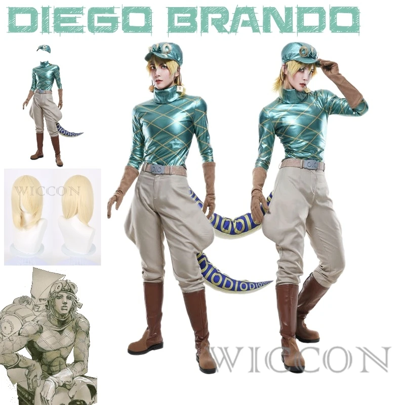 JoJo's Bizarre Adventure Diego Brando STEEL BALL RUN Another Diego in a Remote Parallel World Косплей Костюм Аниме Полный Костюм
JoJo's Bizarre Adventure Diego Brando STEEL BALL RUN Another Diego in a Remote Parallel World Косплей Костюм Аниме Полный Костюм