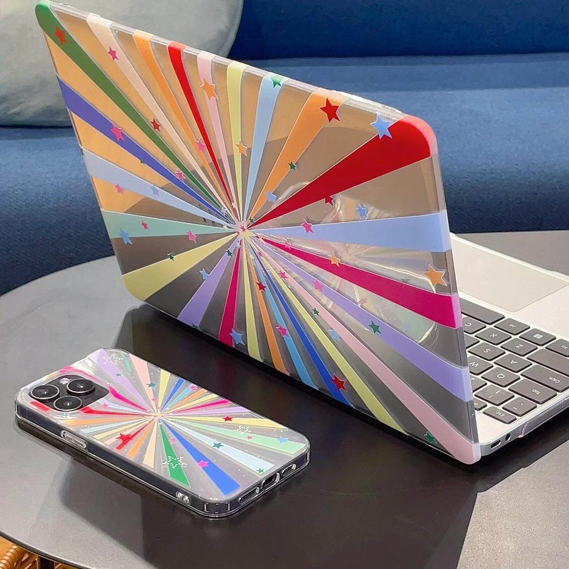 Rainbow Stars Crystal Laptop Cover For Macbook Air 13 15in NEO M5 M4 A3240 A3113 A3241 A2941 A2337 Pro 14 16 M3 M2 M1 A2338 Case
Rainbow Stars Crystal Laptop Cover For Macbook Air 13 15in NEO M5 M4 A3240 A3113 A3241 A2941 A2337 Pro 14 16 M3 M2 M1 A2338 Case