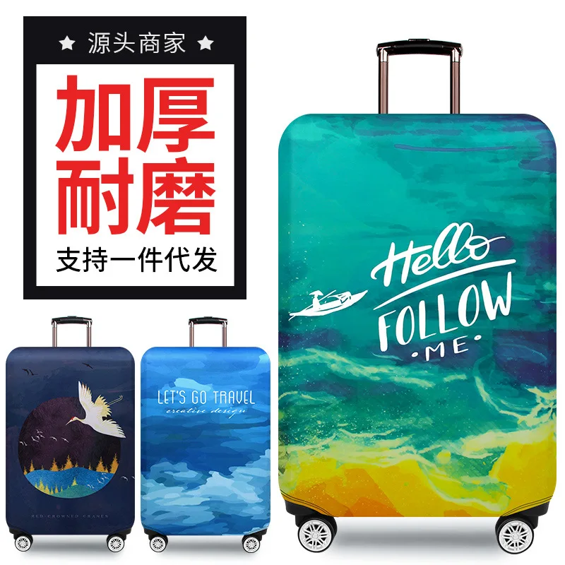 Green Ripple Brand Travel Thicken Elastic Deep Rain Forest Color Luggage Protective Cover, Apply To 18-32"
Green Ripple Brand Travel Thicken Elastic Deep Rain Forest Color Luggage Protective Cover, Apply To 18-32"