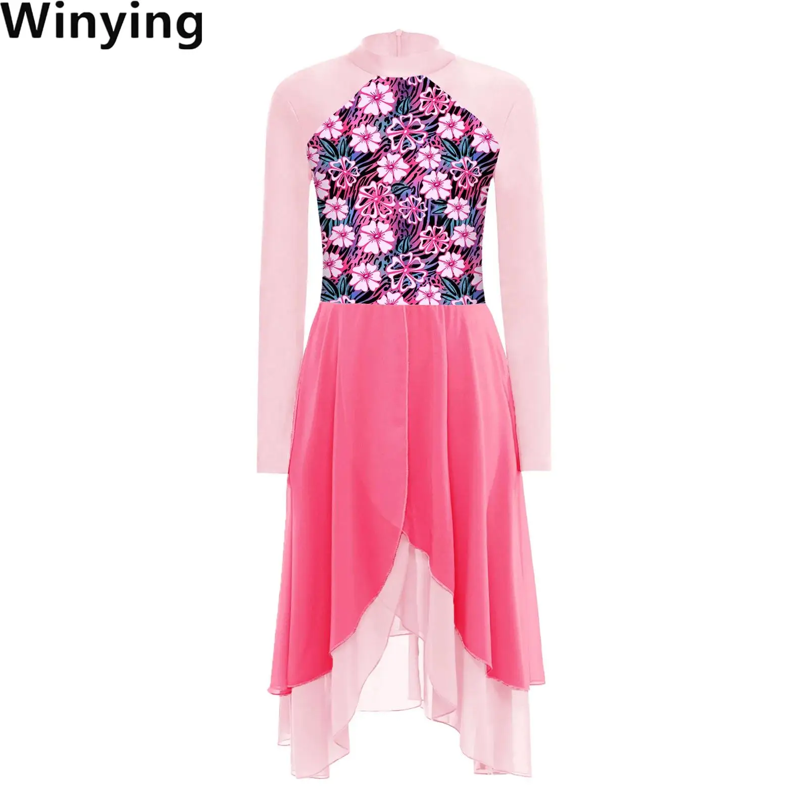 Women Lyrical Modern Contemporary Dress Worship Liturgical Dancewear Long Sleeve Leotards Tulle Church Choir Performance Costume
Women Lyrical Modern Contemporary Dress Worship Liturgical Dancewear Long Sleeve Leotards Tulle Church Choir Performance Costume