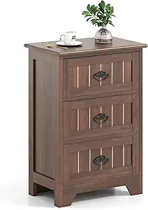 Nightstand with 3 Ders, Bede Table with Exquisite Metal Handles, Accent Table Soa Side Table with Anti-toppling Device or Bedroo
Nightstand with 3 Ders, Bede Table with Exquisite Metal Handles, Accent Table Soa Side Table with Anti-toppling Device or Bedroo