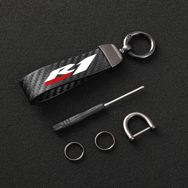 High-Grade Leather Motorcycle keychain Horseshoe Buckle Jewelry for Yamaha YZF R1 YZF-R1 YZFR1 R1s Motorcycle Accessories
High-Grade Leather Motorcycle keychain Horseshoe Buckle Jewelry for Yamaha YZF R1 YZF-R1 YZFR1 R1s Motorcycle Accessories