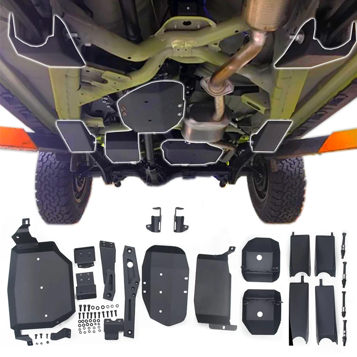 Hot selling: Parts Protection Plates Full Kit Iron Skid Plate Full Kit (7PCS)
Hot selling: Parts Protection Plates Full Kit Iron Skid Plate Full Kit (7PCS)