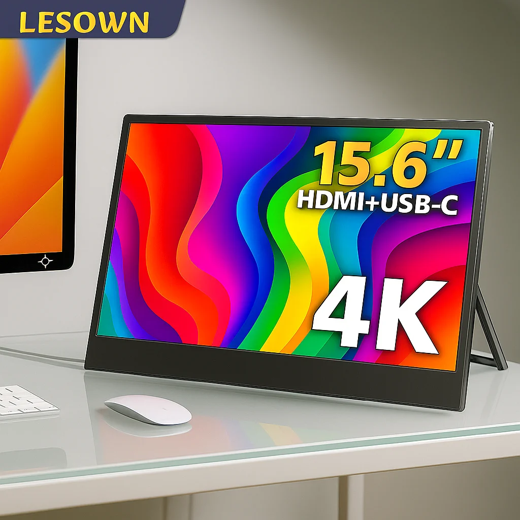 LESOWN 15.6 Inch Auxiliary Monitor for Laptop – Portable 1920x1080 IPS LCD USB‑C/HDMI Display External Travel Companion Screen
LESOWN 15.6 Inch Auxiliary Monitor for Laptop – Portable 1920x1080 IPS LCD USB‑C/HDMI Display External Travel Companion Screen
