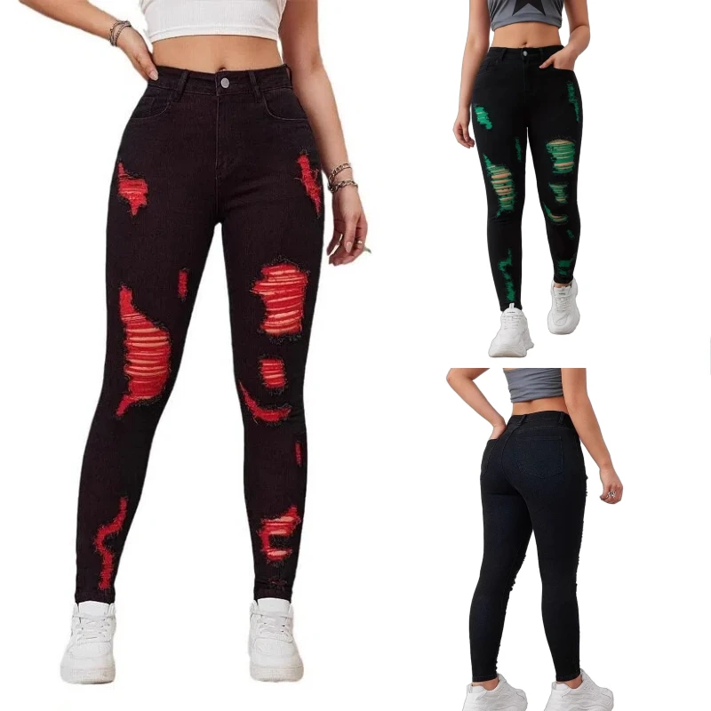 Women's High Waisted Stretchy Skinny Jeans Denim Pencil Pants Ripped Distressed Butt Lifting Ankle Jeans for Woman
Women's High Waisted Stretchy Skinny Jeans Denim Pencil Pants Ripped Distressed Butt Lifting Ankle Jeans for Woman