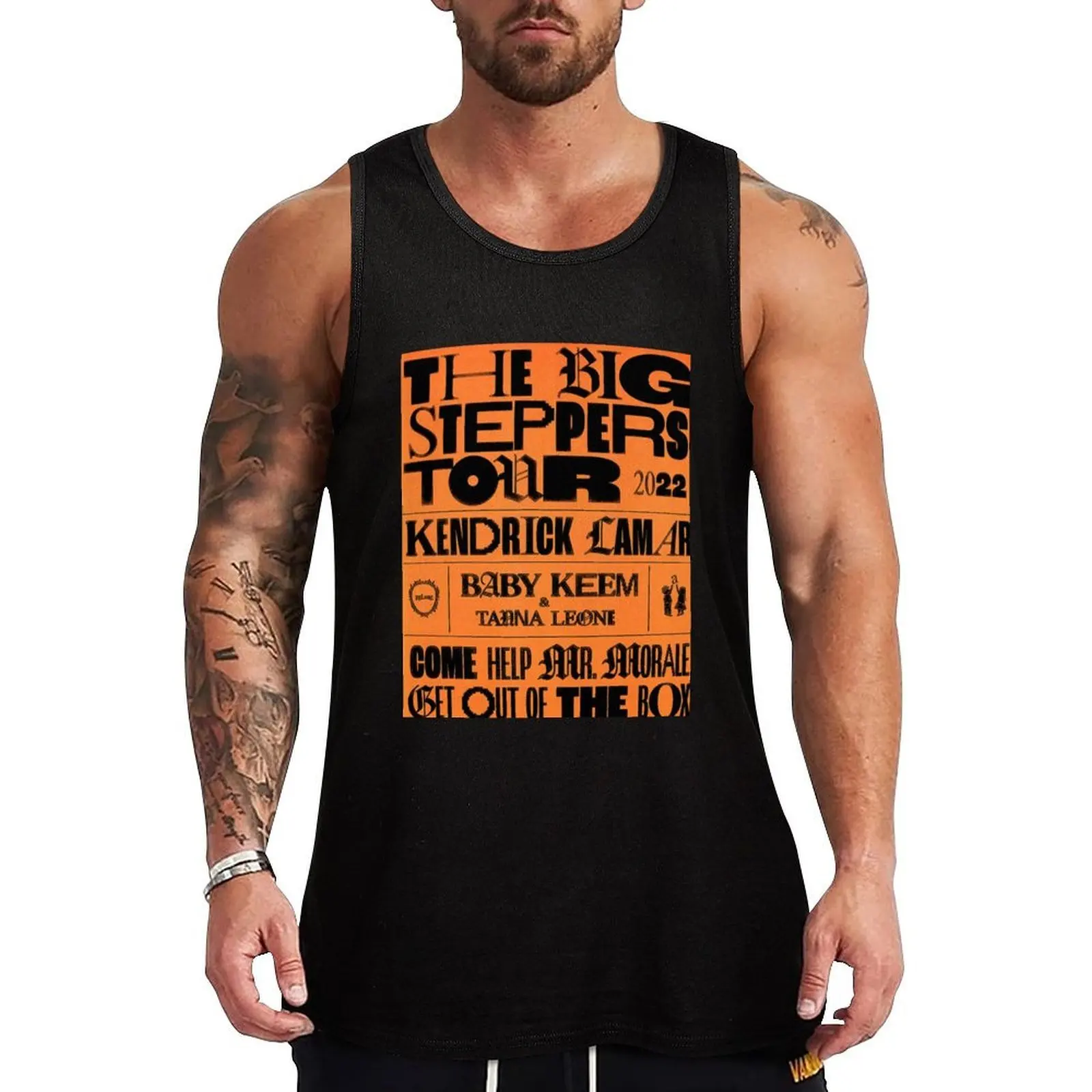Kendrick Lamar Big Steppers tour 2022 masmei Tank Top Basic Layering Tank Top Soft Cotton Sleeveless Shirt
Kendrick Lamar Big Steppers tour 2022 masmei Tank Top Basic Layering Tank Top Soft Cotton Sleeveless Shirt