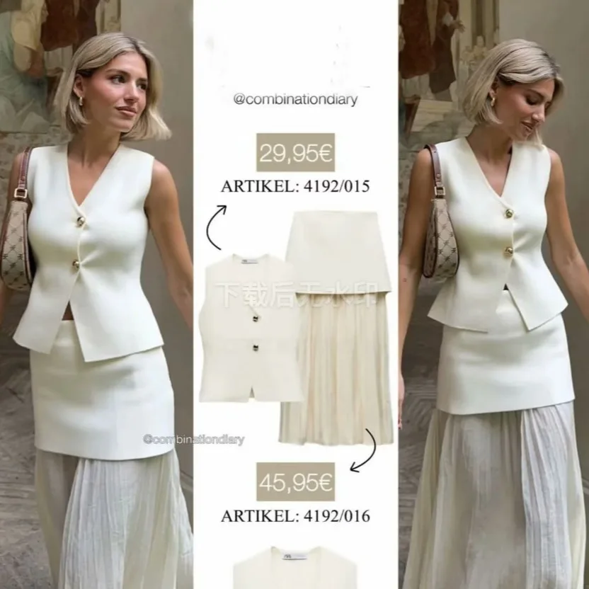 Korean Female Lead Early Autumn High-end White Suit Jacket Half Skirt Professional Two-piece Set Clothing
Korean Female Lead Early Autumn High-end White Suit Jacket Half Skirt Professional Two-piece Set Clothing