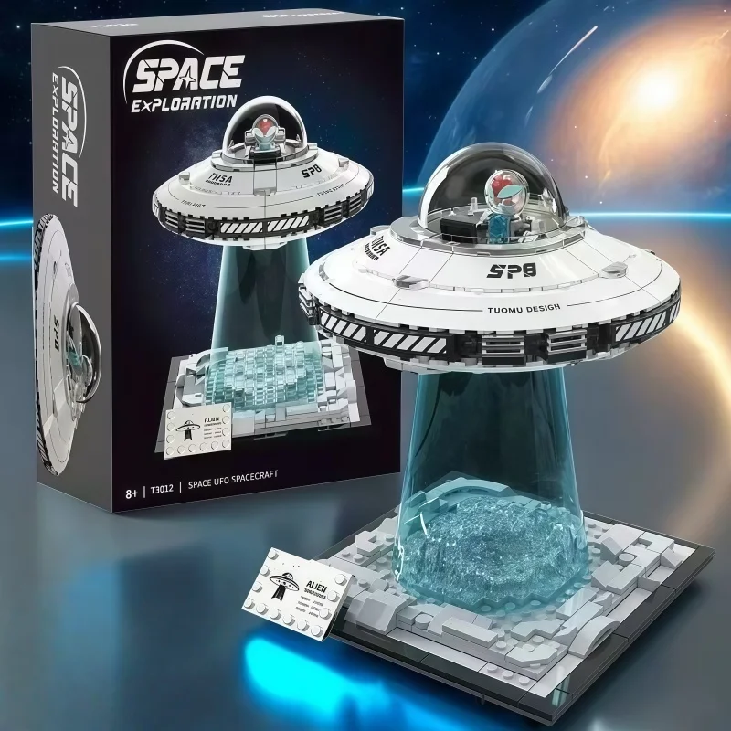 Creative UFO Flying Saucer Building Blocks Set, Space Themed Model with Transparent Base, Educational STEM Toy, Perfect Gift for
Creative UFO Flying Saucer Building Blocks Set, Space Themed Model with Transparent Base, Educational STEM Toy, Perfect Gift for