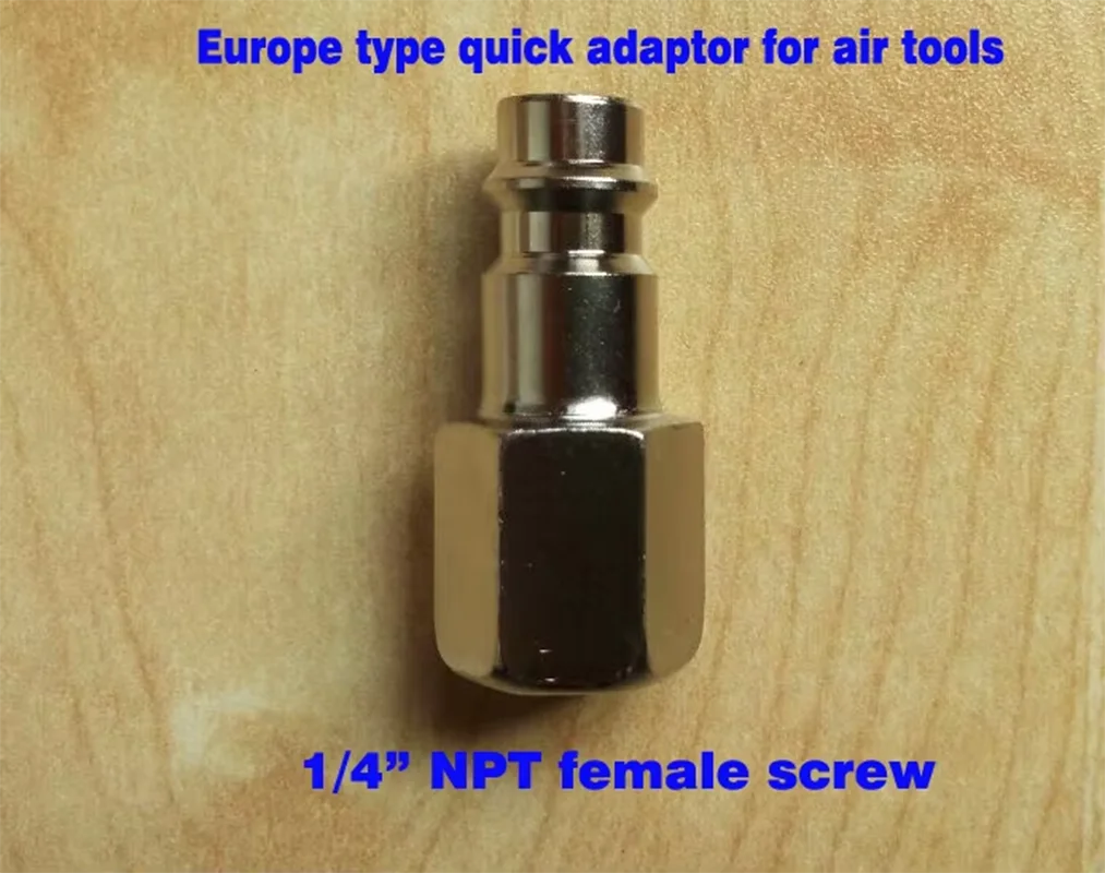 50pcs/lot 1/4" NPT female thread Europe type Pneumatic Air Hose Quick Coupler EU type air tools quick adaptor
50pcs/lot 1/4" NPT female thread Europe type Pneumatic Air Hose Quick Coupler EU type air tools quick adaptor
