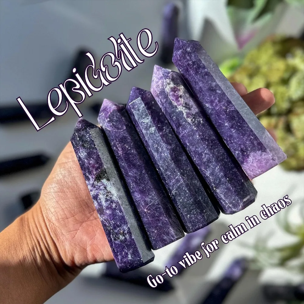 Natural Purple Lepidolite Crystal Tower, Polished Mineral Obelisk, Home Ornament, Spiritual Decoration Collectible Gift
Natural Purple Lepidolite Crystal Tower, Polished Mineral Obelisk, Home Ornament, Spiritual Decoration Collectible Gift
