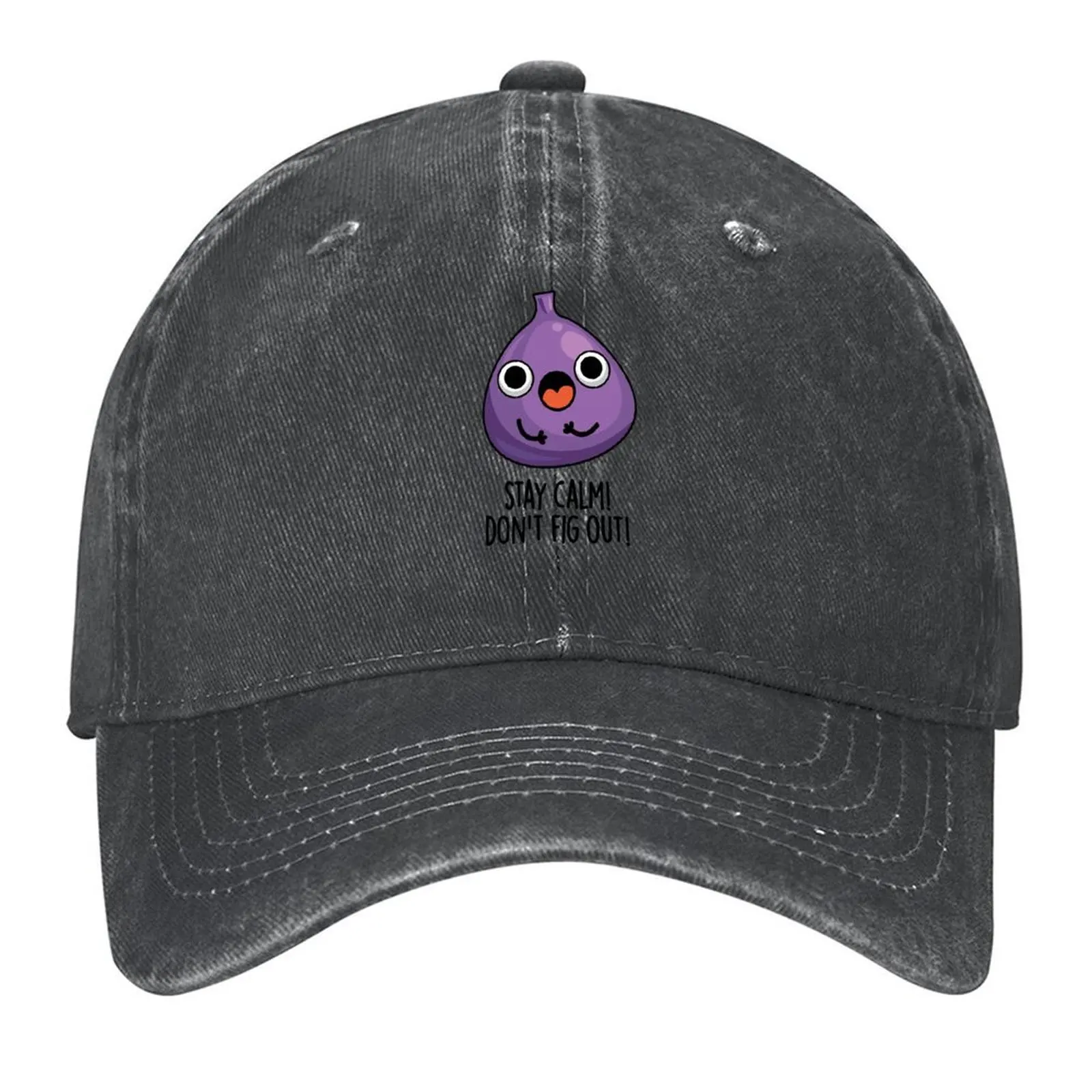 Stay Calm Don't Fig Out Funny Fruit Puns Baseball Cap Luxury Man Hat Hood funny hat Mountaineering Girl'S Hats Men's
Stay Calm Don't Fig Out Funny Fruit Puns Baseball Cap Luxury Man Hat Hood funny hat Mountaineering Girl'S Hats Men's