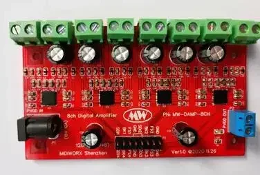 Placa amplificadora de potencia digital Clase D, 30W/120W, 2 / 8 canales, ssm3582
Placa amplificadora de potencia digital Clase D, 30W/120W, 2 / 8 canales, ssm3582