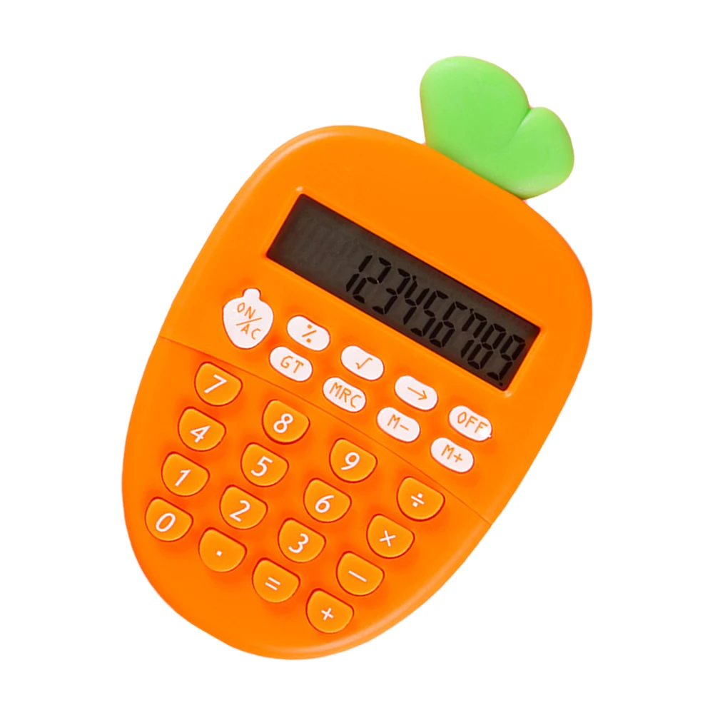 Portable Electronic Calculator Carrot Mini Cute Intelligent Orange Small Student Use
Portable Electronic Calculator Carrot Mini Cute Intelligent Orange Small Student Use