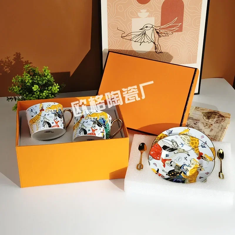 New Fantasy Circus Series Coffee Cup Plate Set Gift Box Makeup Gift Box Creative Series Tableware
New Fantasy Circus Series Coffee Cup Plate Set Gift Box Makeup Gift Box Creative Series Tableware