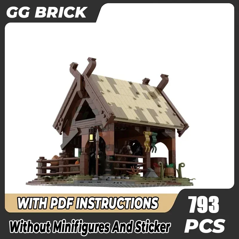 Magical Rings Movie YcMoc Building Blocks Rohand Stable Model Technology Bricks DIY Medieval Times LOTR Castle Toys
Magical Rings Movie YcMoc Building Blocks Rohand Stable Model Technology Bricks DIY Medieval Times LOTR Castle Toys