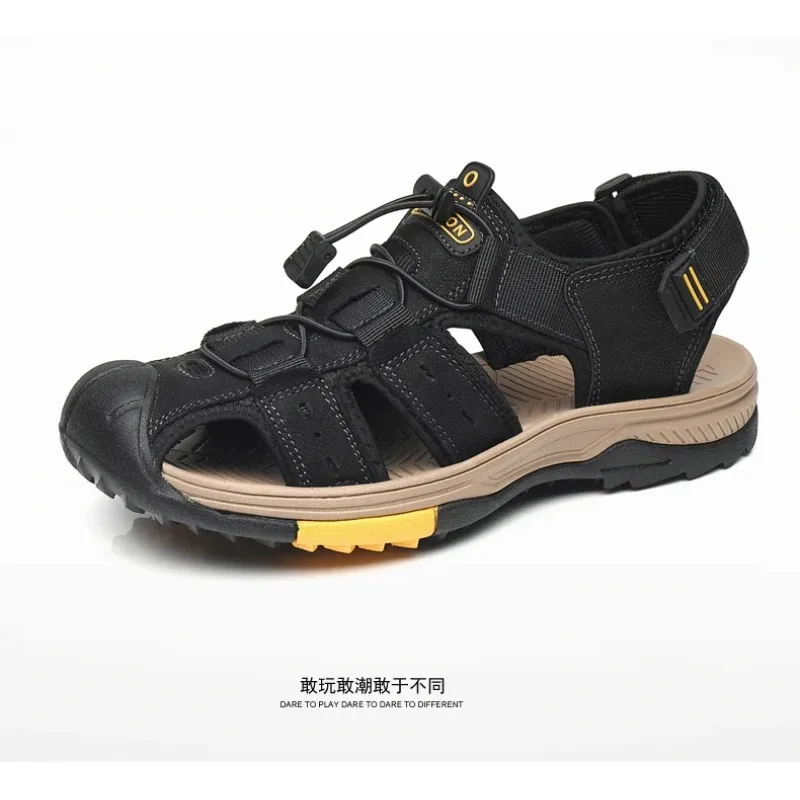 Summer Men Sandals Genuine Leather Mens Casual Shoes Outdoor Men Leather Sandals for Men Beach Shoes Roman mens Shoes
Summer Men Sandals Genuine Leather Mens Casual Shoes Outdoor Men Leather Sandals for Men Beach Shoes Roman mens Shoes