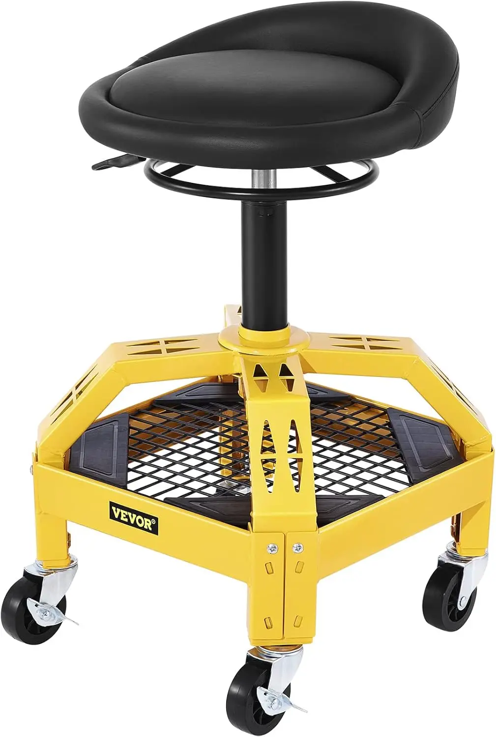 Rolling Garage Stool, 300LBS Capacity, Adjustable Height from 24 in to 28.7 in, Mechanic Seat with 360-degree Swivel Wheels
Rolling Garage Stool, 300LBS Capacity, Adjustable Height from 24 in to 28.7 in, Mechanic Seat with 360-degree Swivel Wheels