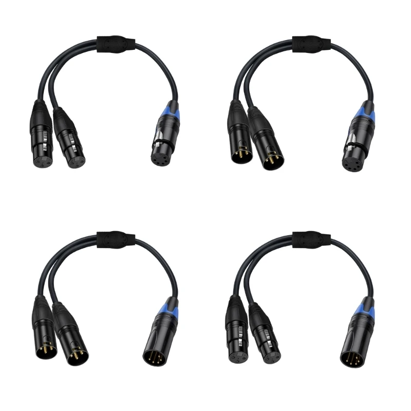 Y1UB Heavy Duty 5Pin To Double 3Pin XLR Adapter Cable For Stage Performances Setup
Y1UB Heavy Duty 5Pin To Double 3Pin XLR Adapter Cable For Stage Performances Setup