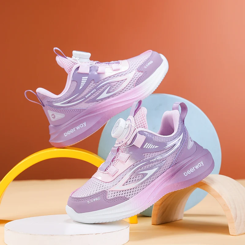 A pair of children's breathable gradient sneakers with rotary buckle, non-slip shoes for daily and outdoor use DEH-D9939-D
A pair of children's breathable gradient sneakers with rotary buckle, non-slip shoes for daily and outdoor use DEH-D9939-D