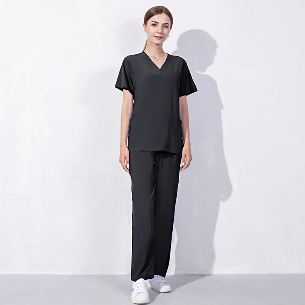 Spring and Summer Elastic Quick-drying Medical Work Clothes Beauty Salon Oral Dentist Operating Room Suit Thin Hand Wash Clothes
Spring and Summer Elastic Quick-drying Medical Work Clothes Beauty Salon Oral Dentist Operating Room Suit Thin Hand Wash Clothes