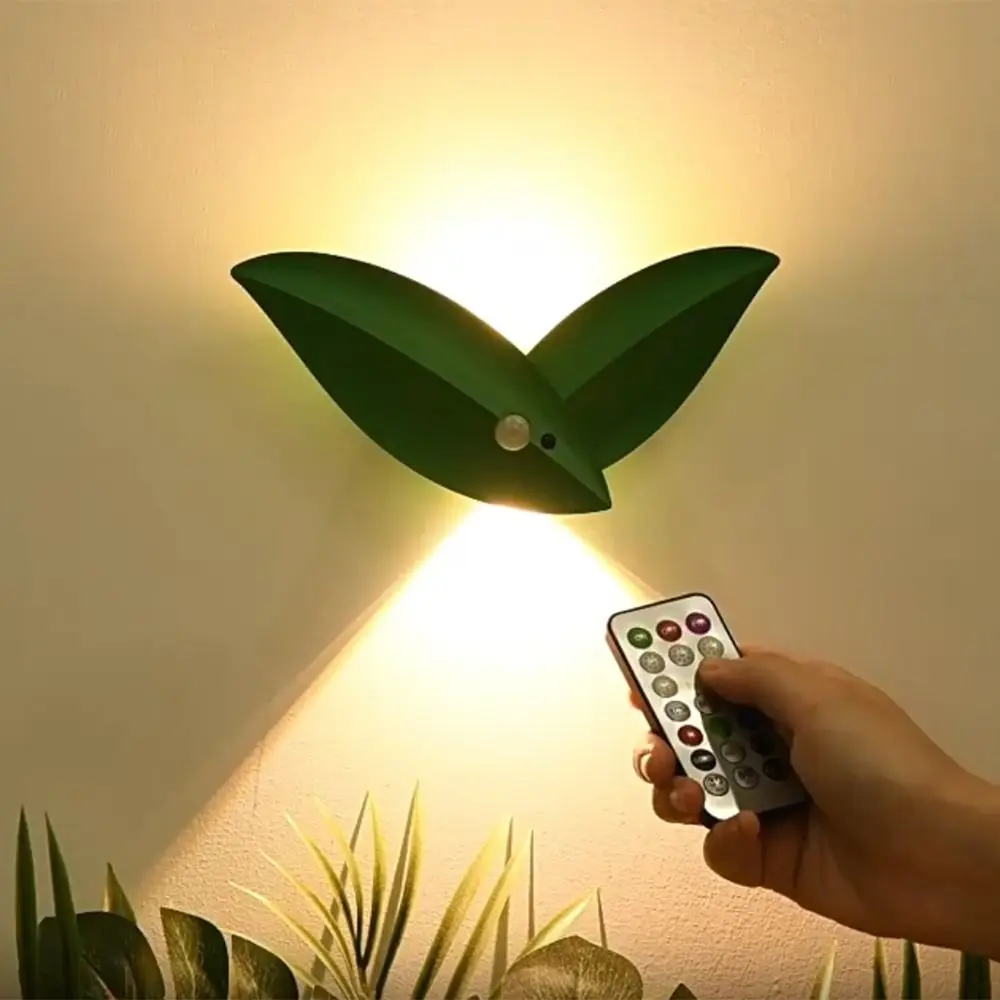 Creative Willow Leaf Wall Lamp Leaves Shaped Motion Sensor LED Induction Lamp Decorative Lighting Wireless
Creative Willow Leaf Wall Lamp Leaves Shaped Motion Sensor LED Induction Lamp Decorative Lighting Wireless