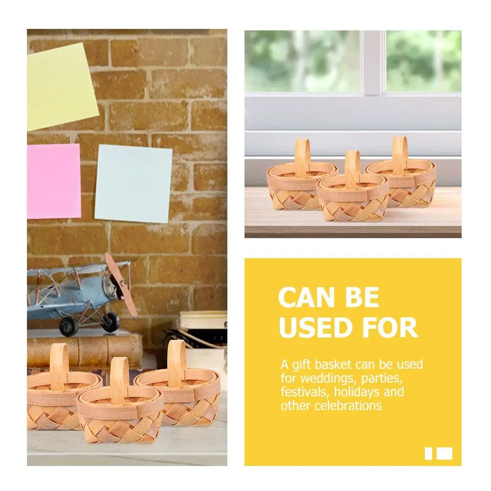 16 Pcs Woven Basket Wedding Gift Picnic Household Storage Wood Girl Party Favors Holder Candy Case
16 Pcs Woven Basket Wedding Gift Picnic Household Storage Wood Girl Party Favors Holder Candy Case