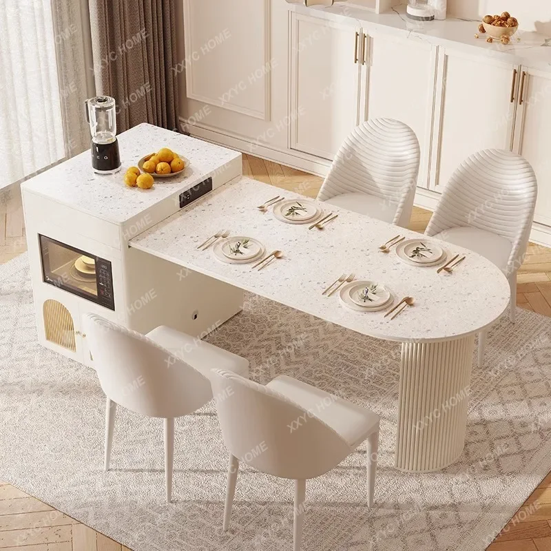 Stone Plate Special-Shaped Household Kitchen Island Dining Table Integrated multifunctional furniture mahjong table
Stone Plate Special-Shaped Household Kitchen Island Dining Table Integrated multifunctional furniture mahjong table