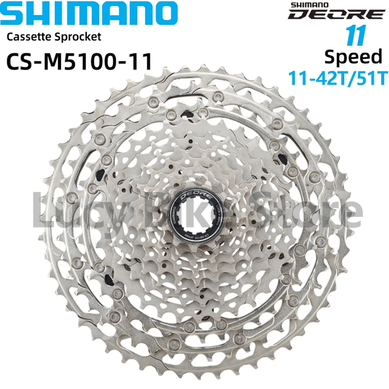 Кассета SHIMANO Deore CS-M5100 11 скоростей для горного велосипеда MTB, 11-51T, 11S, 42T, запчасти для велосипеда 11V
Кассета SHIMANO Deore CS-M5100 11 скоростей для горного велосипеда MTB, 11-51T, 11S, 42T, запчасти для велосипеда 11V