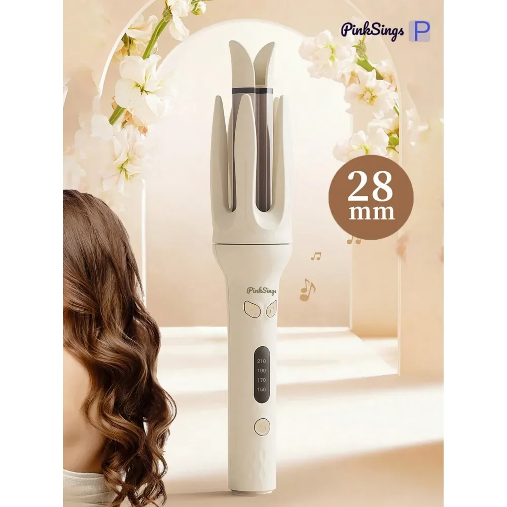 1Click Auto Curling Iron, 28mm Barrel, BiDirectional Auto Curling, 4 Temperature Modes, Negative Ion Generator, Smart Timer And
1Click Auto Curling Iron, 28mm Barrel, BiDirectional Auto Curling, 4 Temperature Modes, Negative Ion Generator, Smart Timer And